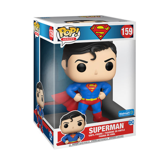 Funko Pop! Vinyl Jumbo 10": DC Comics - Superman (10 inch) - Walmart (WMT) (Exclusive) #159