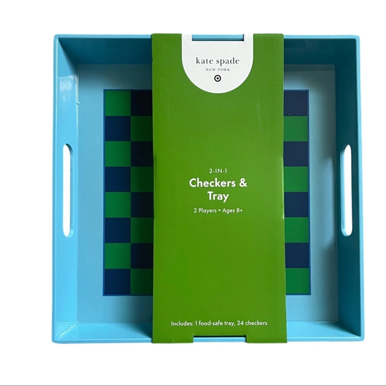 Kate Spade New York x Target Melamine 2-in-1 Checkers Serving Tray