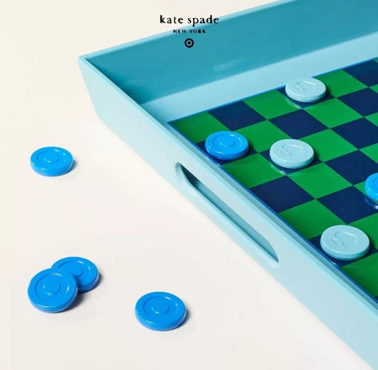 Kate Spade New York x Target Melamine 2-in-1 Checkers Serving Tray