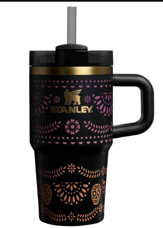 Stanley 20 oz. Quencher H2.0 FlowState Tumbler - Día de Los Muertos Collection “Midnight Catrina”