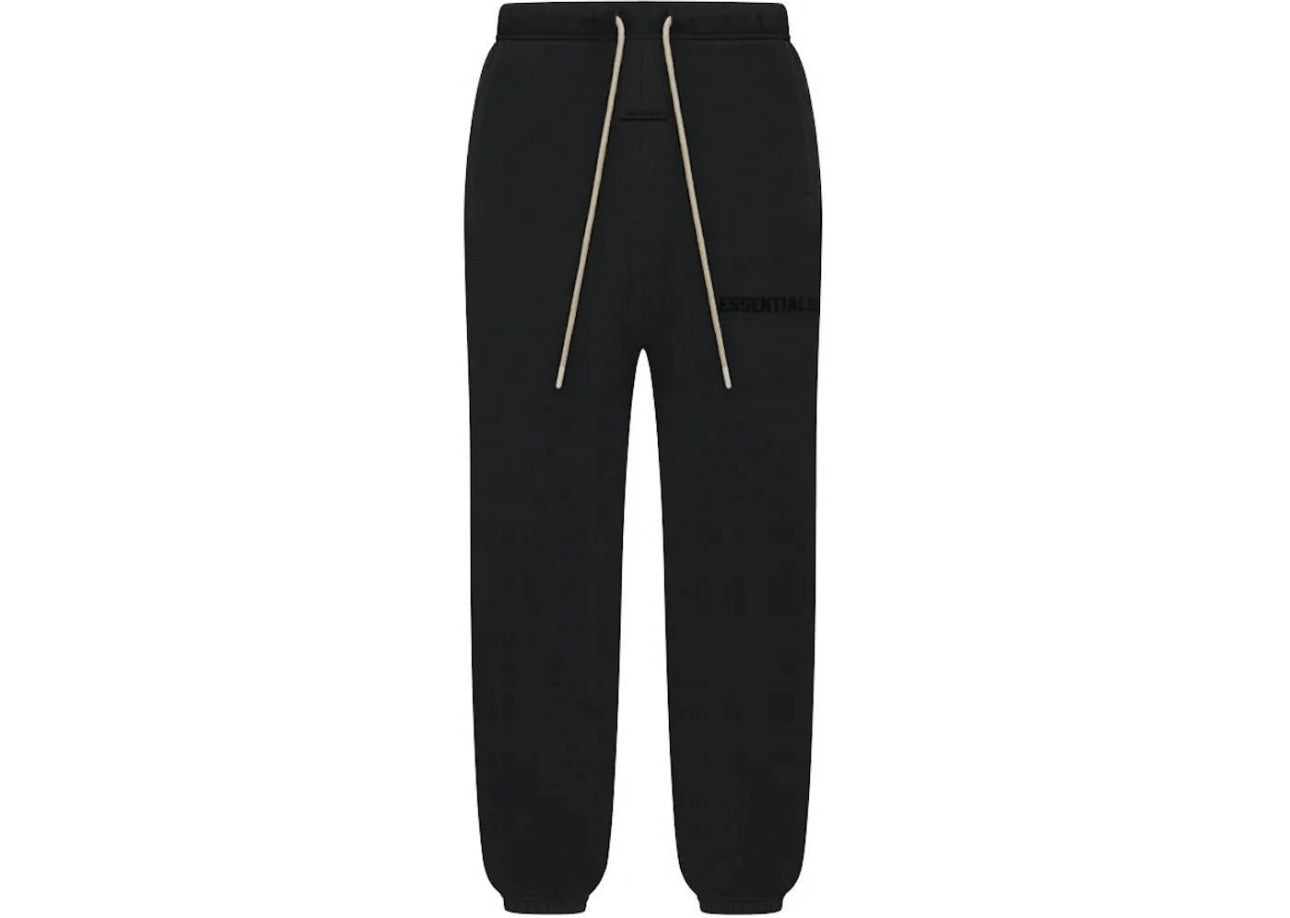 FOG ESSENTIALS SWEATPANTS JET BLACK W/CREAM DRAWSTRING