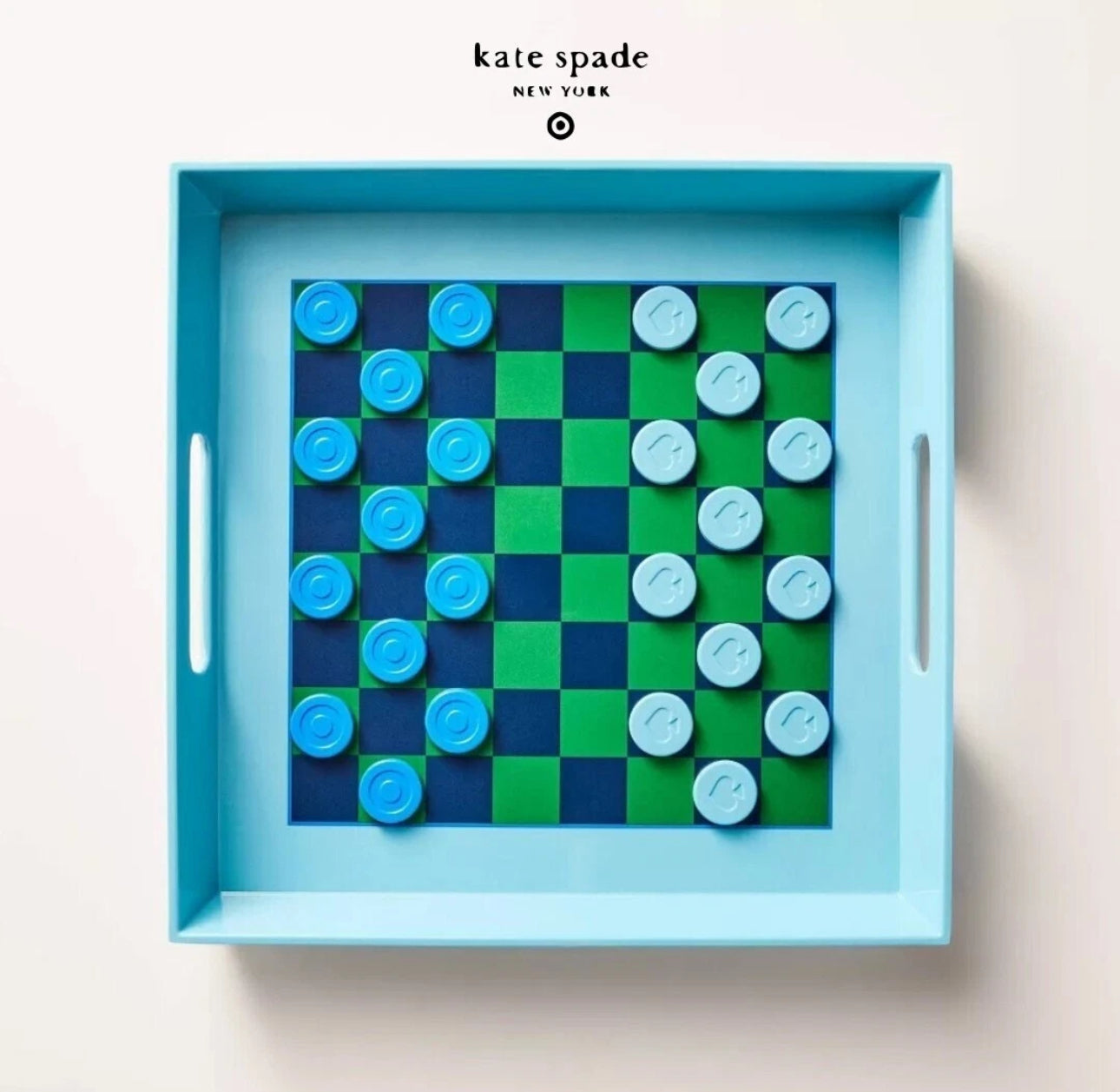 Kate Spade New York x Target Melamine 2-in-1 Checkers Serving Tray