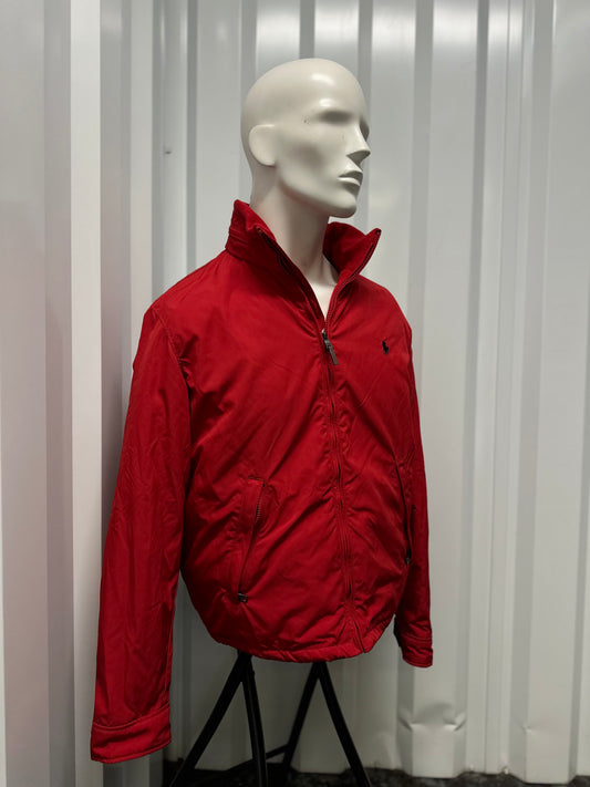 Ralph Lauren Bomber Jacket | Red | Large