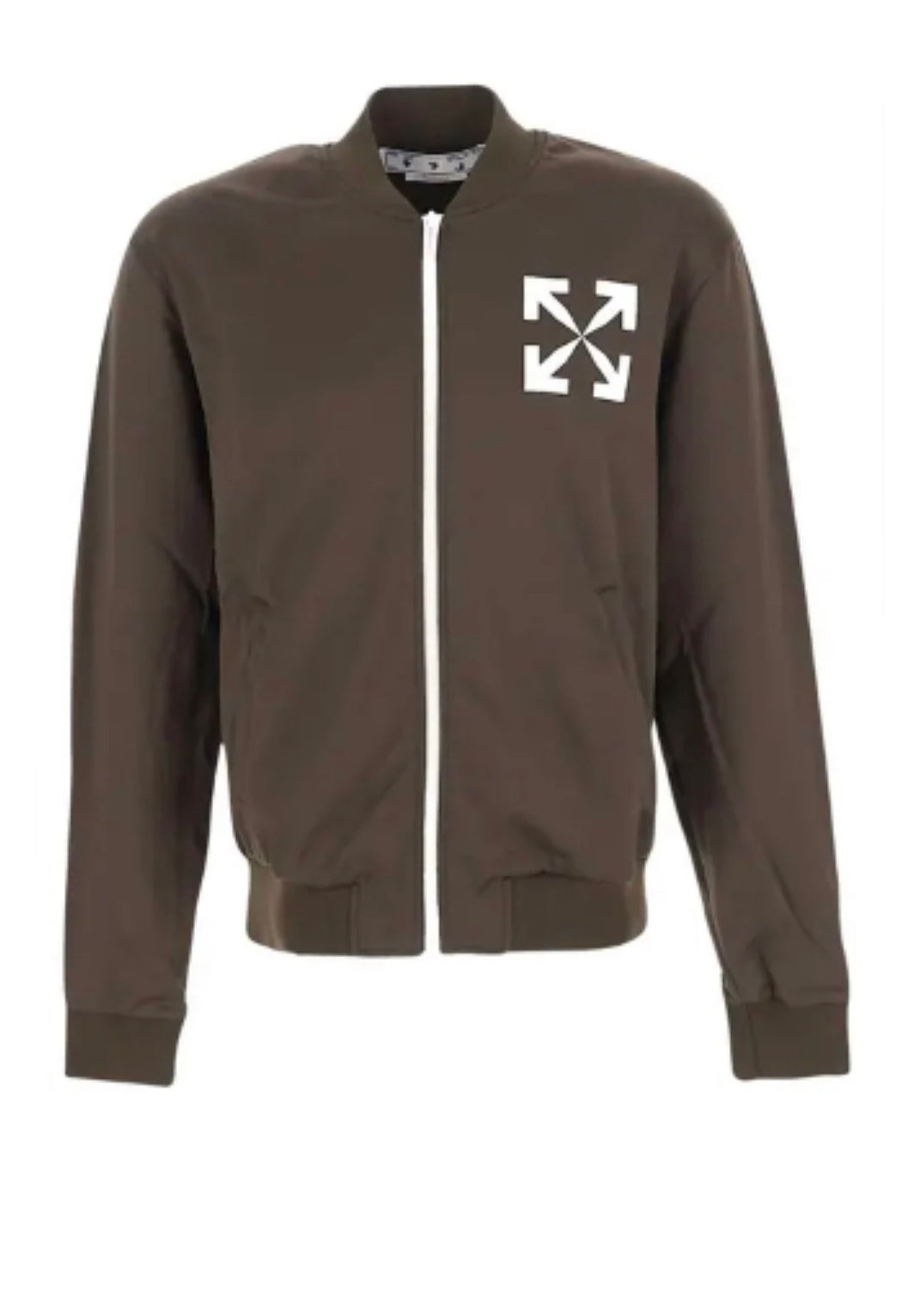 OFF-WHITE
SINGLE ARROW SLIM TRACK TOP SLATE BLACK AND WHITE