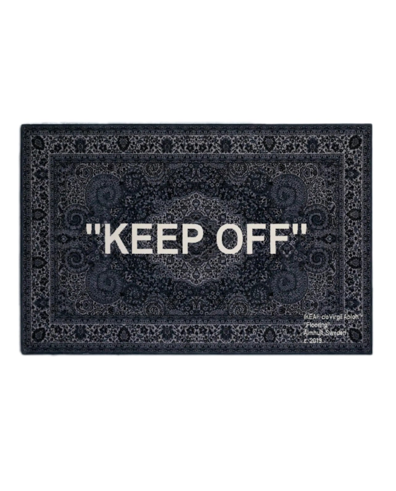 Ikea Virgil Abloh “Keep Off” Rug