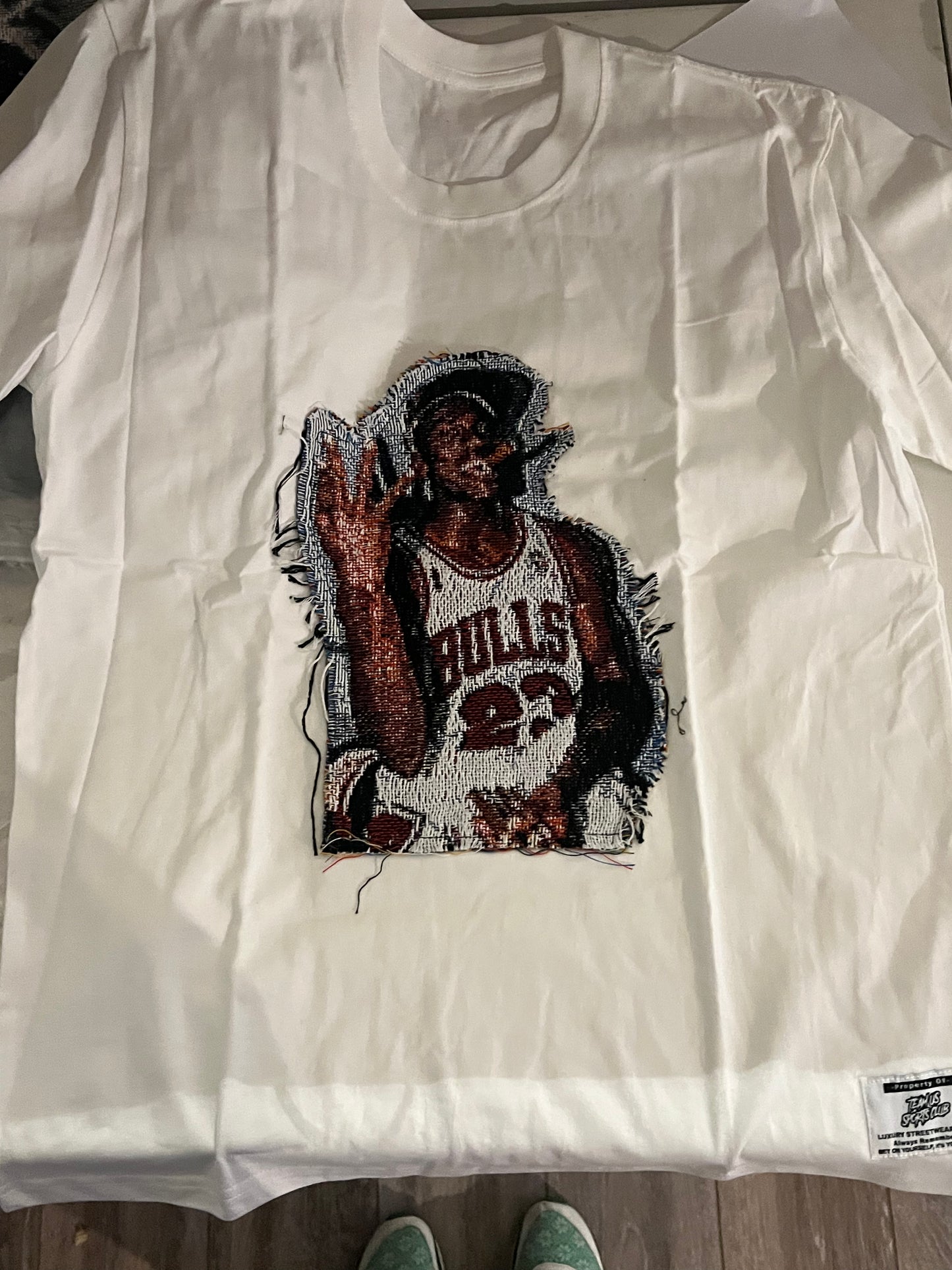 Team US sports club MJ 3 rings Large/white