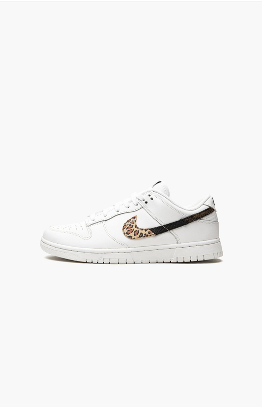 WMNS NIKE Dunk Low- Primal White-Animal Swoosh