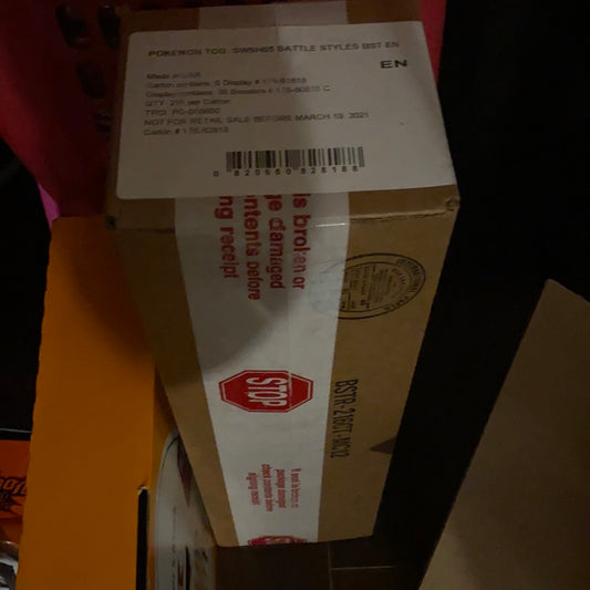 Unopened Case of Pokémon Battle Styles Booster Box