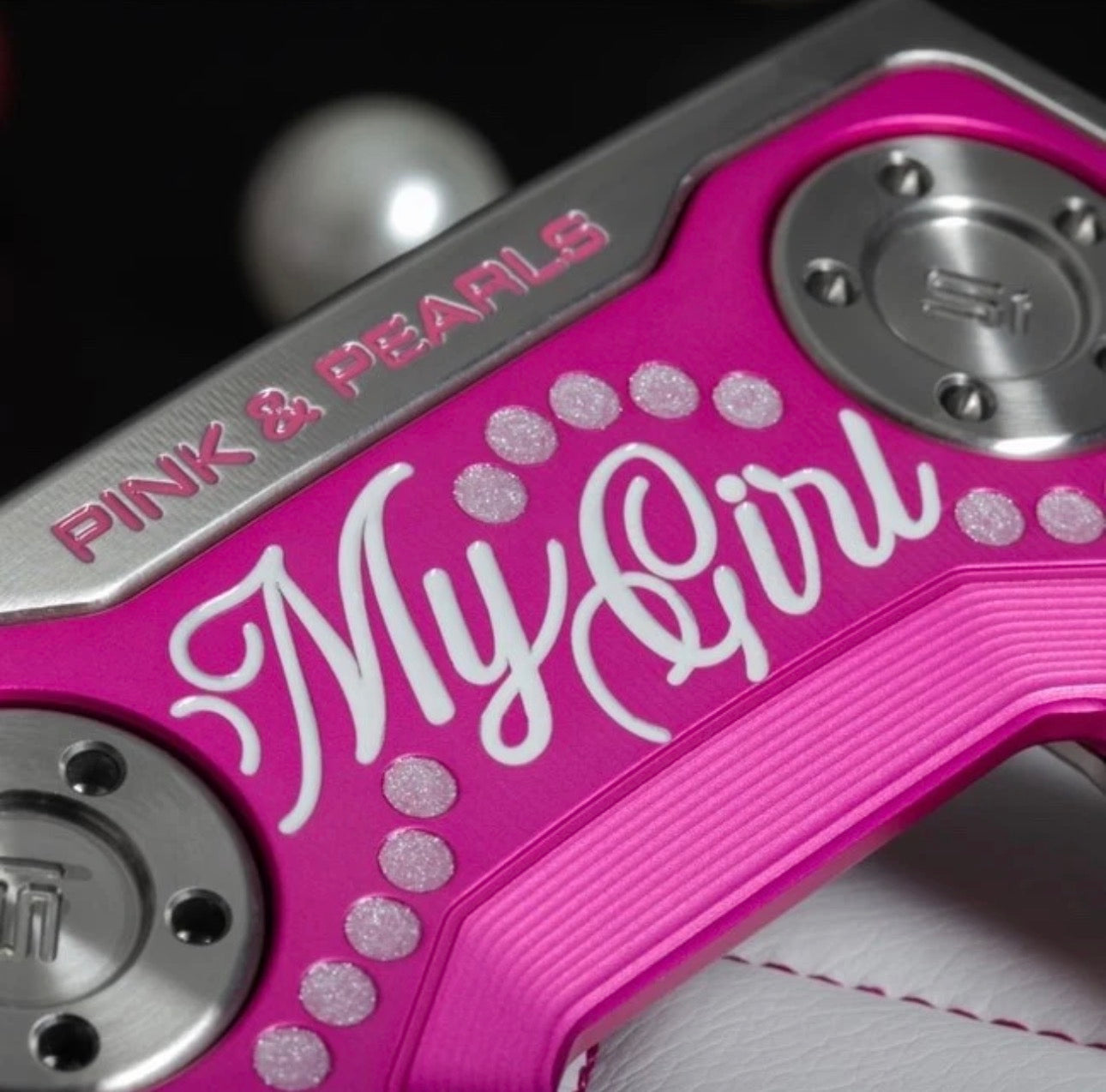 NEW SCOTTY CAMERON 2025 MY GIRL PINK & PEARLS PHANTOM 5 PROTOTYPE PUTTER SEALED
