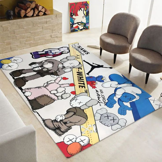 KAWS • OFF-WHITE HYPEBEAST Designer RUG