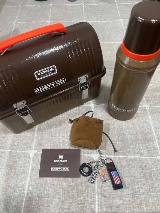 The Post Malone x Stanley Legendary Classic Bottle and Lunch Box Set