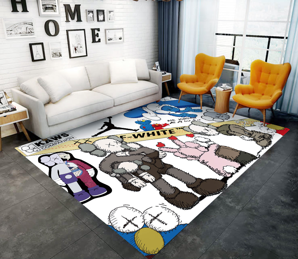 KAWS • OFF-WHITE HYPEBEAST Designer RUG