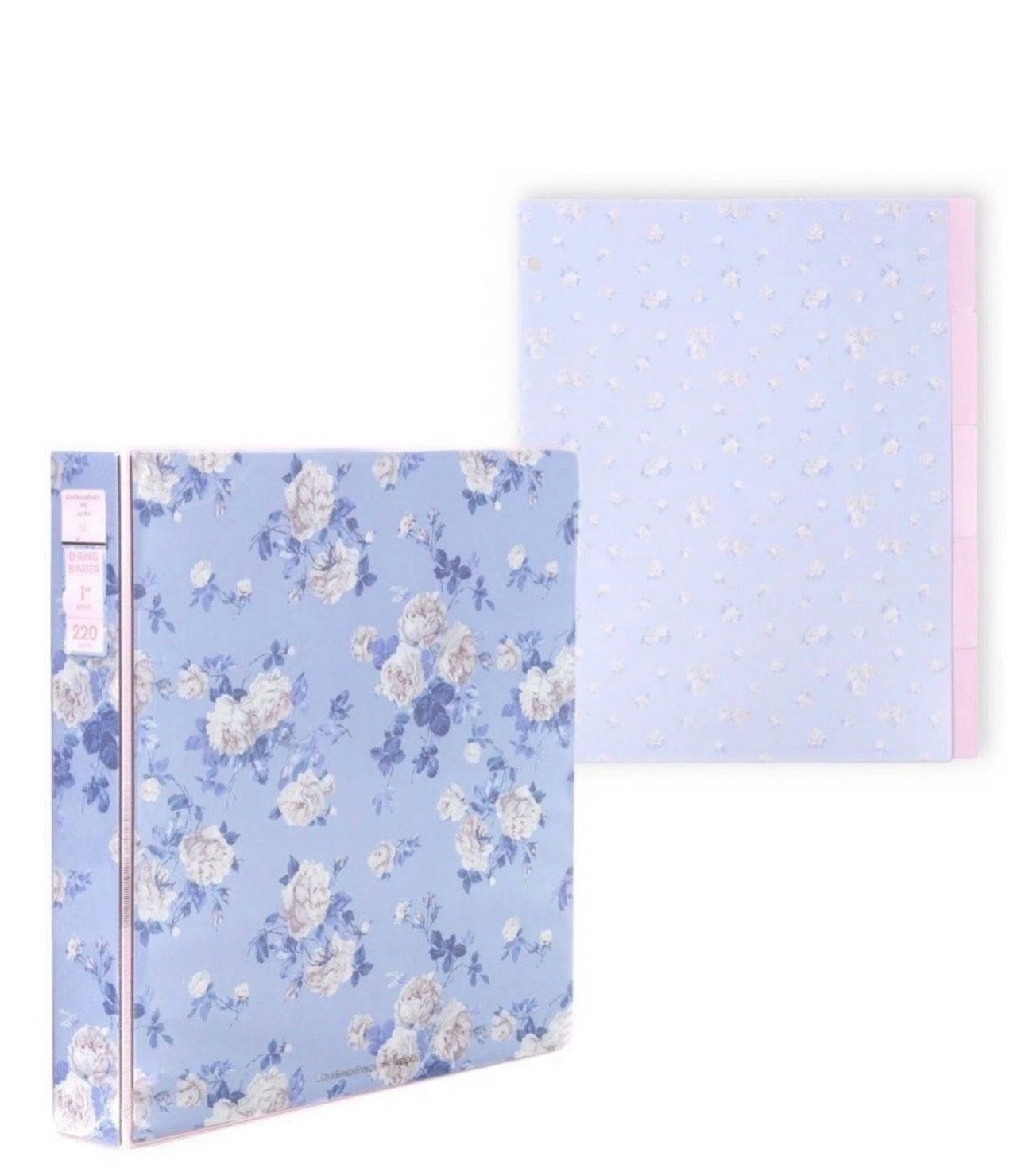 LSF X TARGET 3 RING BINDER W/ DIVIDERS (WHISPER BLUE)