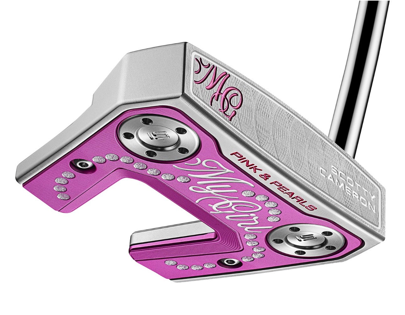 NEW SCOTTY CAMERON 2025 MY GIRL PINK & PEARLS PHANTOM 5 PROTOTYPE PUTTER SEALED
