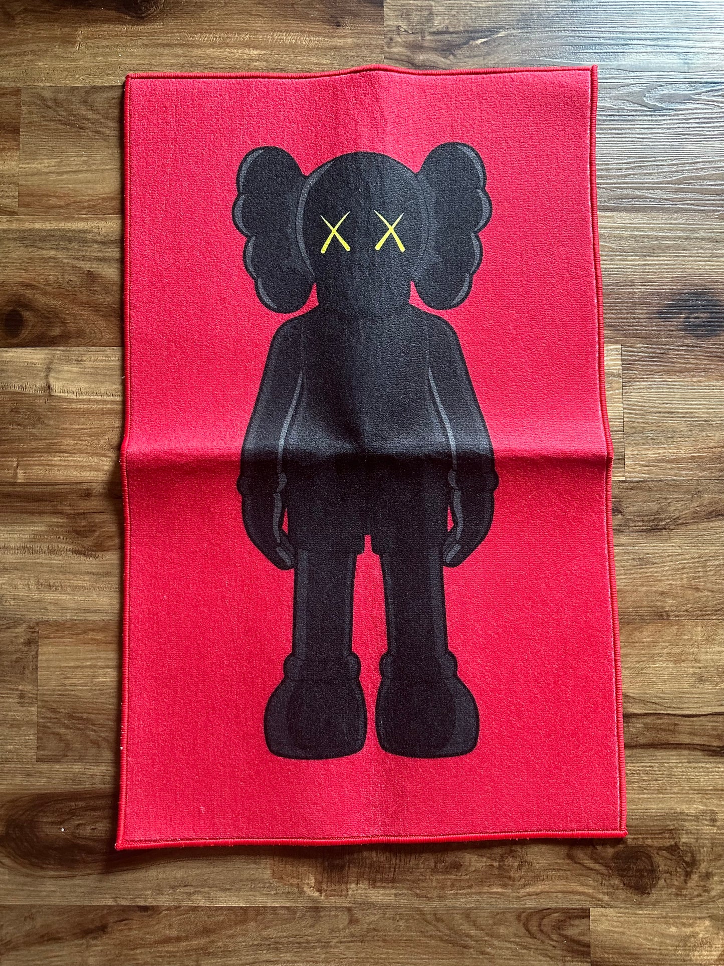 KAWS Standing Black Hypebeast Rug