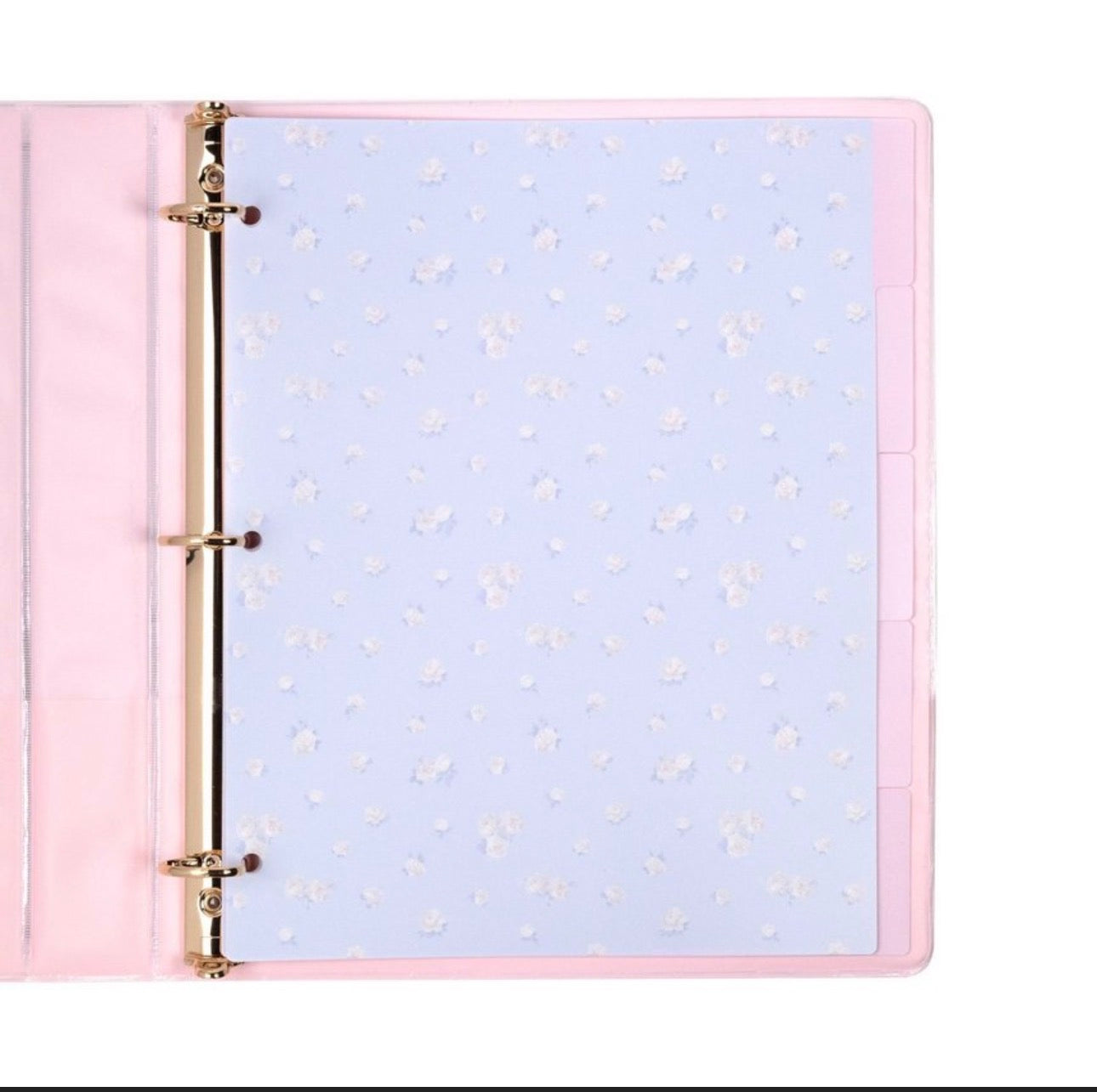 LSF X TARGET 3 RING BINDER W/ DIVIDERS (WHISPER BLUE)