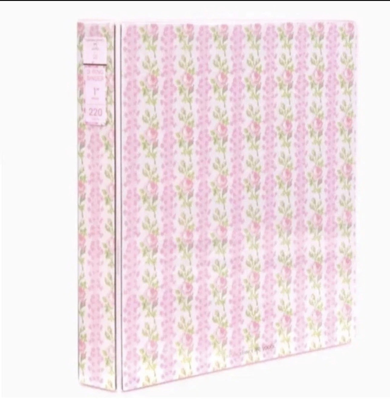 LSF X TARGET 3 RING BINDER W/ DIVIDERS (STRAWBERRY MACARON)