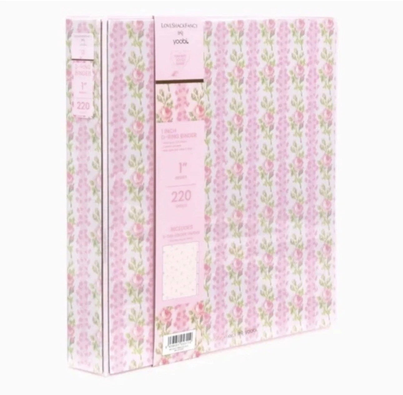 LSF X TARGET 3 RING BINDER W/ DIVIDERS (STRAWBERRY MACARON)