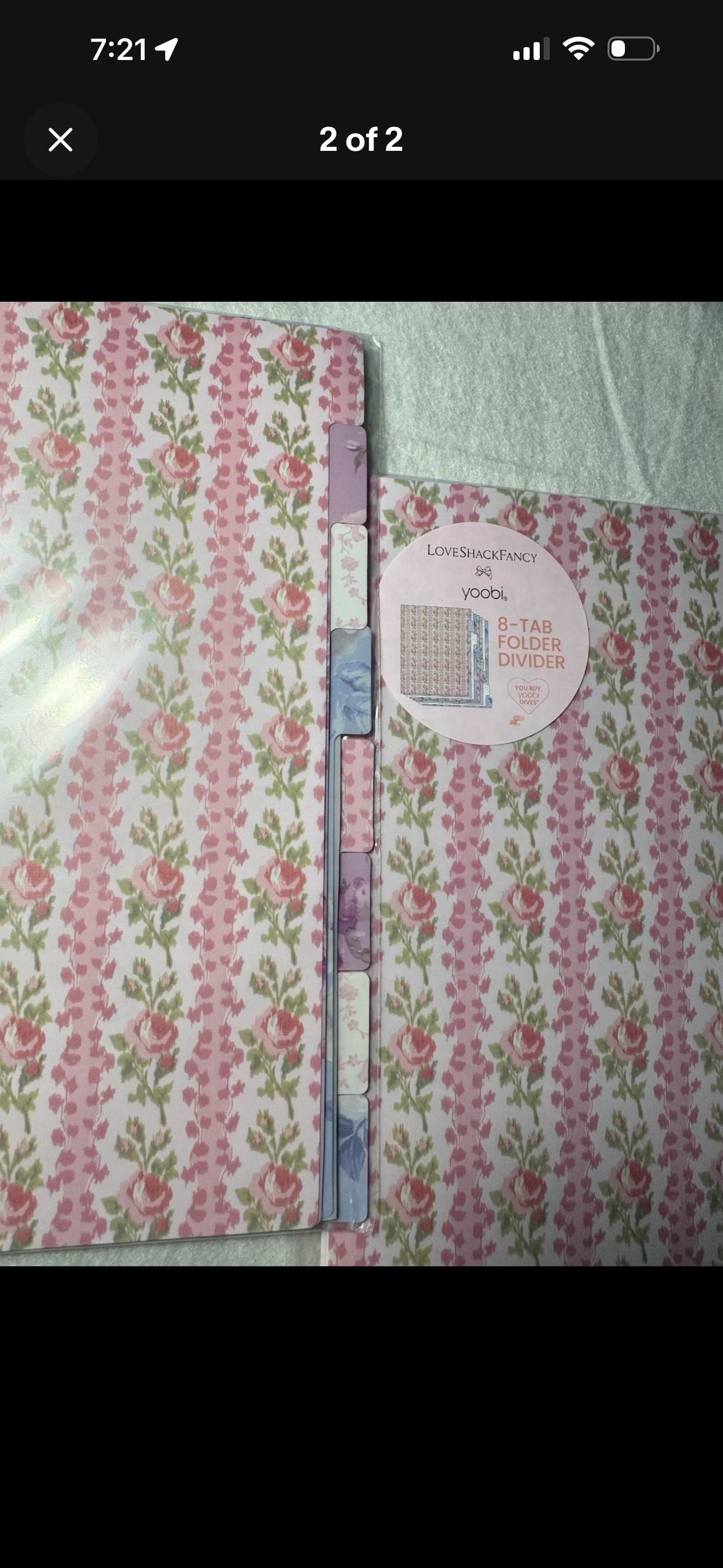LSF X TARGET 8 tab dividers for 3 ring binder