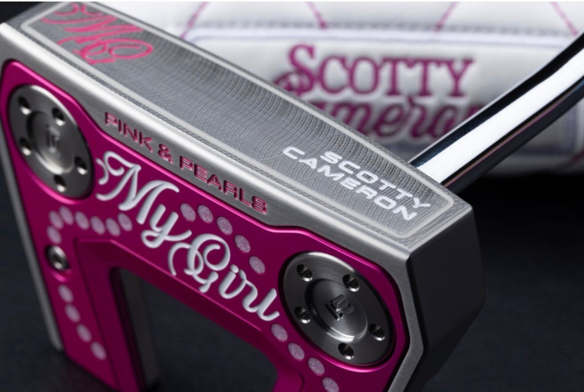 NEW SCOTTY CAMERON 2025 MY GIRL PINK & PEARLS PHANTOM 5 PROTOTYPE PUTTER SEALED