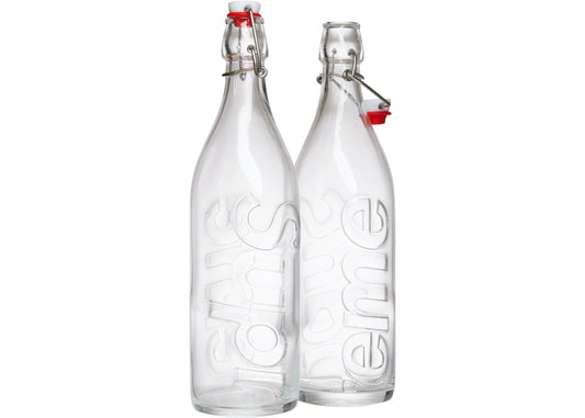 Supreme Swing Top 1.0L Bottle (Set of 2) Clear