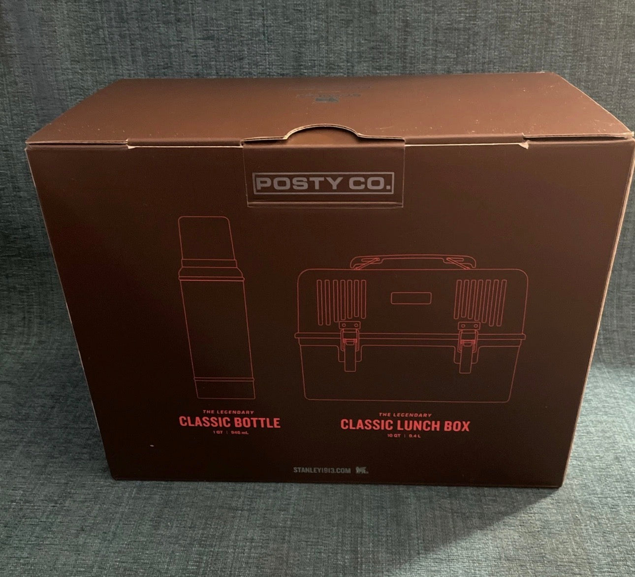 The Post Malone x Stanley Legendary Classic Bottle and Lunch Box Set