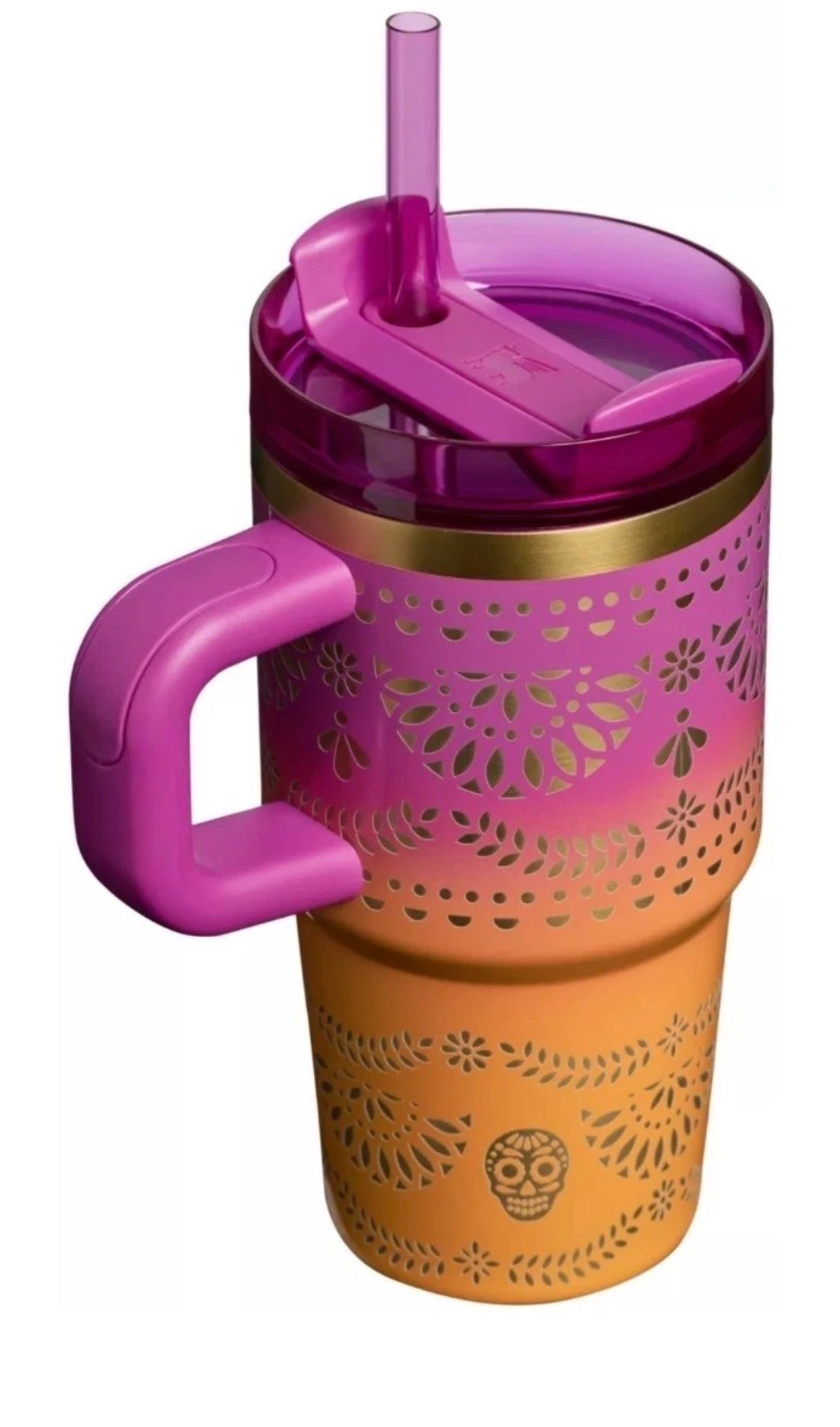 Stanley 20 oz. Quencher H2.0 FlowState Tumbler - Día de Los Muertos Collection “Sunrise Catrina”