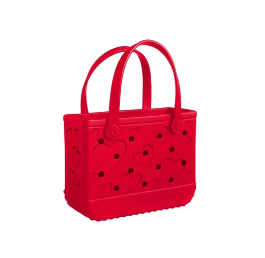 Bitty Bogg® Bag - Conversation Hearts BRIGHT RED