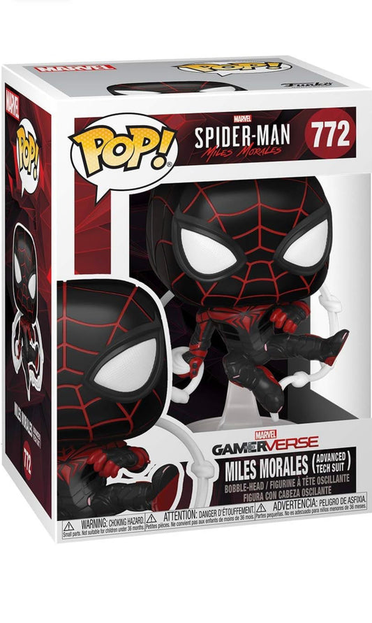 FUNKO POP! Marvel’S SPIDER MAN: MILES MORALES- MILES MORALES ADVANCED TECH SUIT #772