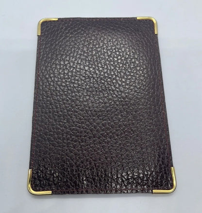 Rolex Card Holder Burgundy & Gold