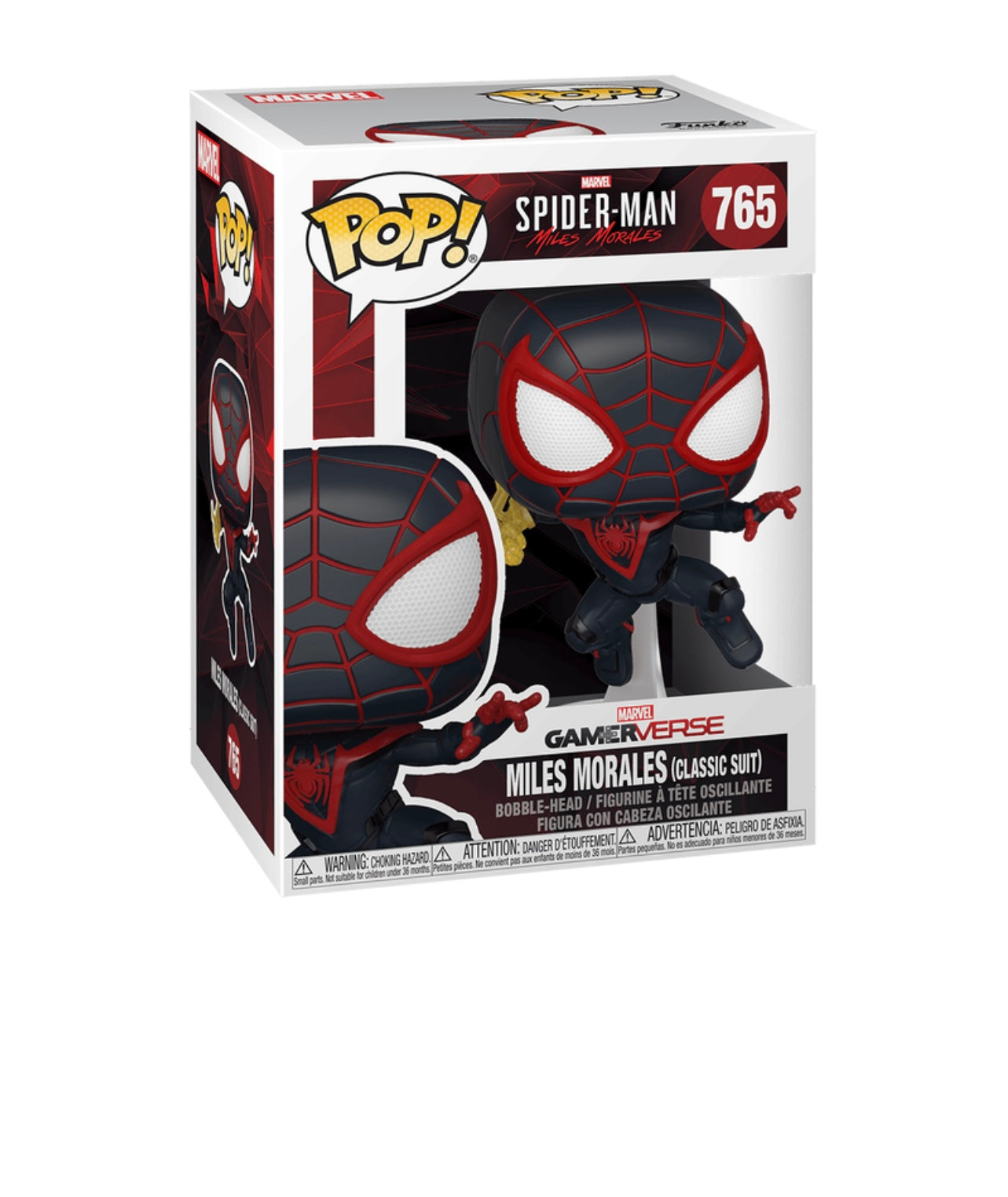 FUNKO POP! GAMES: MARVEL’S SPIDER-MAN: MILES MORALES- MILES MORALES CLASSIC #765