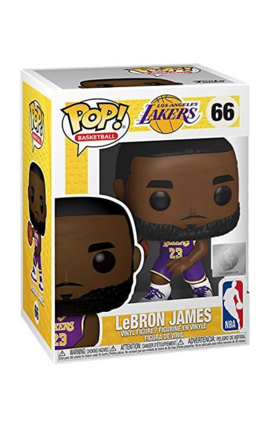 FUNKO POP!BASKETBALL LAKERS LEBRON JAMES HOME JERSEY #66