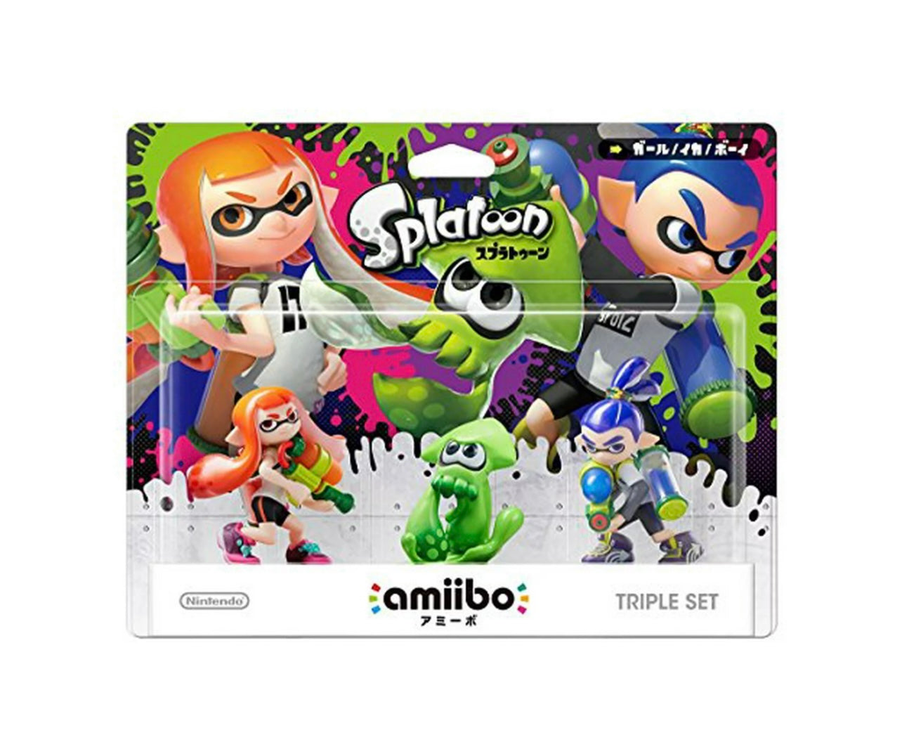 SPLATOON amiibo 3 Pack