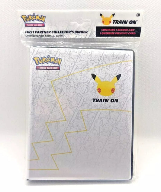 Pokemon : 25th Anniversary First Partner Collector’s Jumbo Pikachu Binder