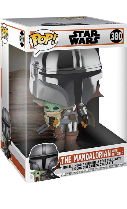 FUNKO POP! STAR WARS: THE MANDALORIAN WITH THE CHILD 10-INCH #380