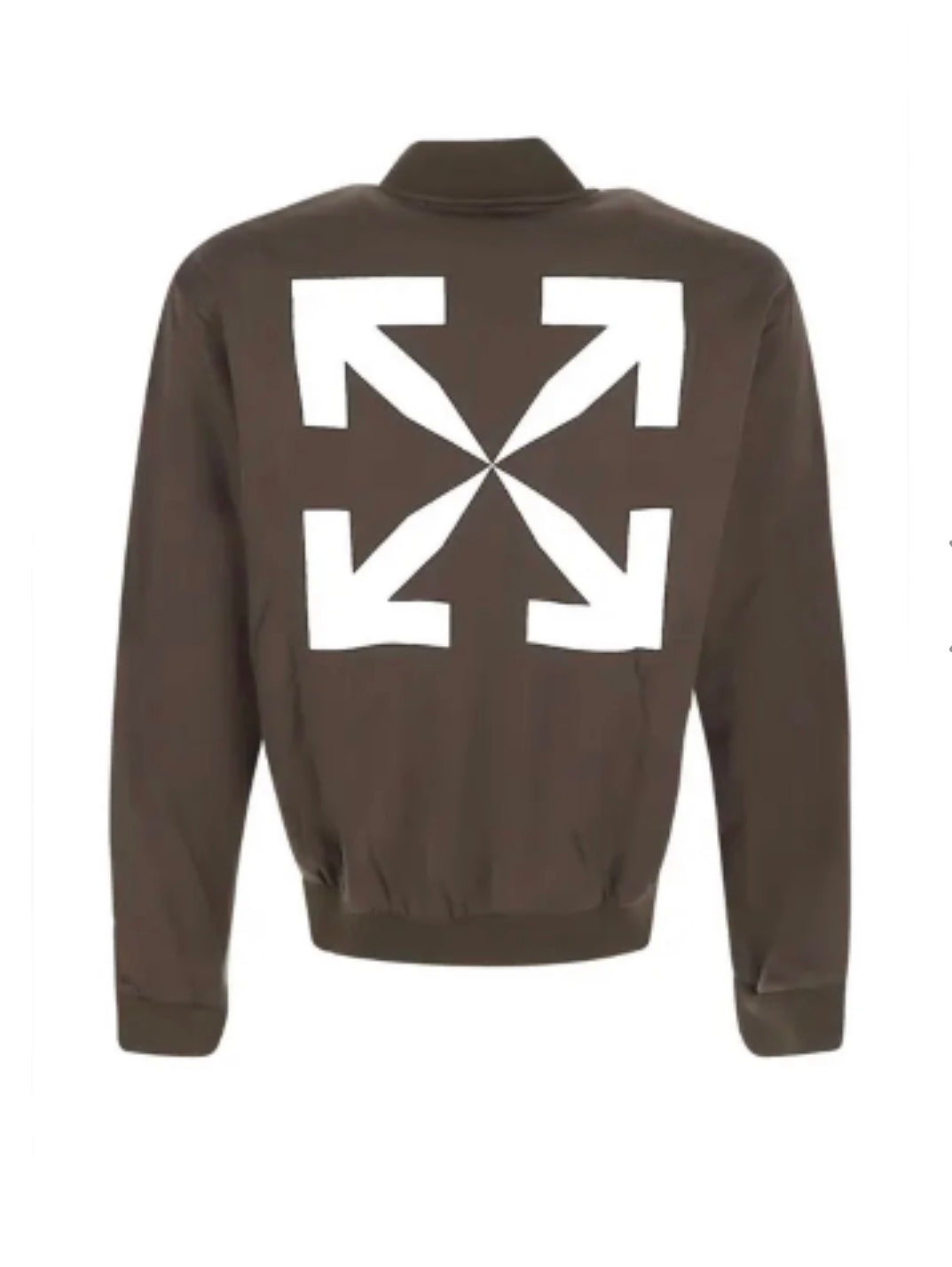 OFF-WHITE
SINGLE ARROW SLIM TRACK TOP SLATE BLACK AND WHITE