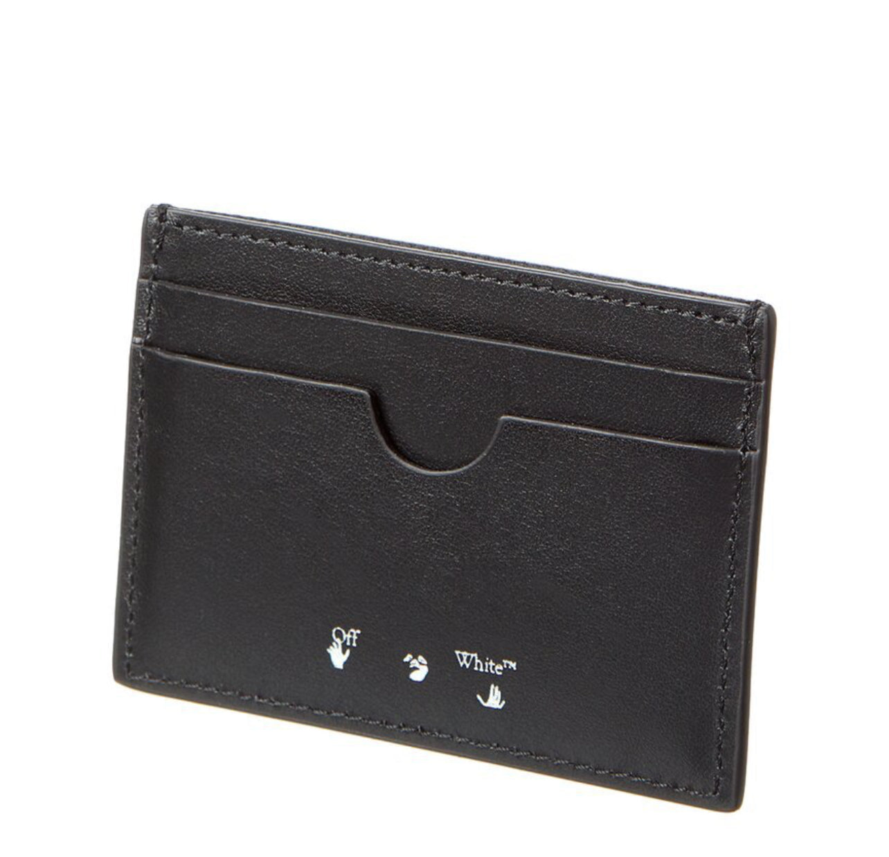 OFF WHITE ARROW CARD CASE- FOREST GREEN