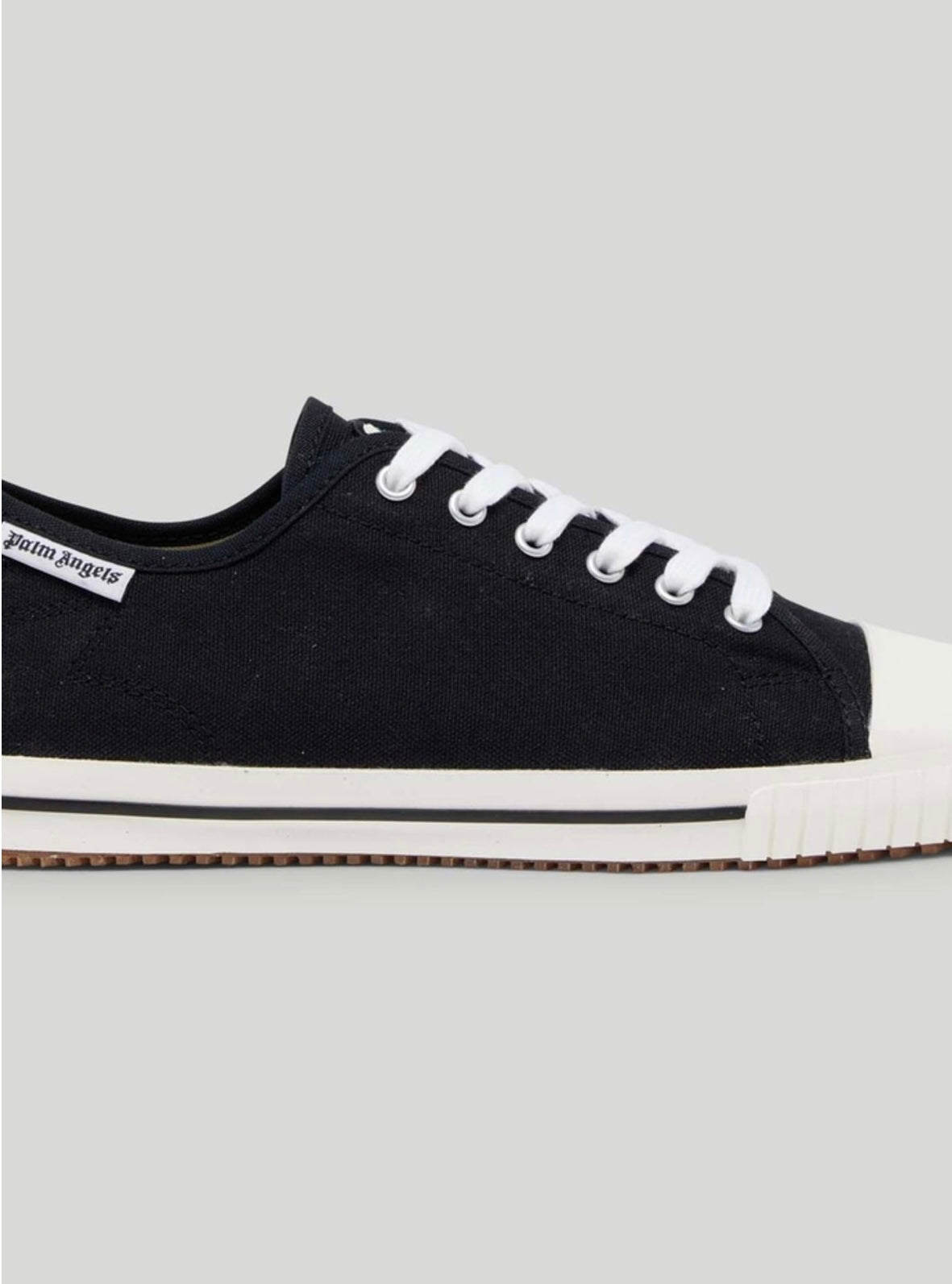 Palm Angels Vulcanized Low Top Black White