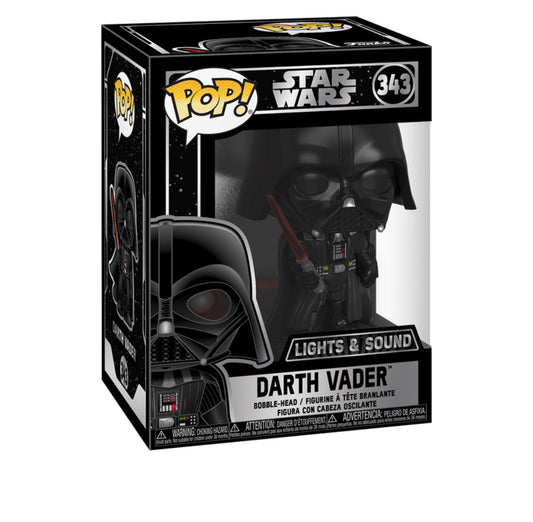 FUNKO POP! LIGHTS & SOUND: STAR WARS DARTH VADER #343