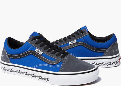 Vans Skate Old Skool Supreme Tribal Barbed Wire Royal