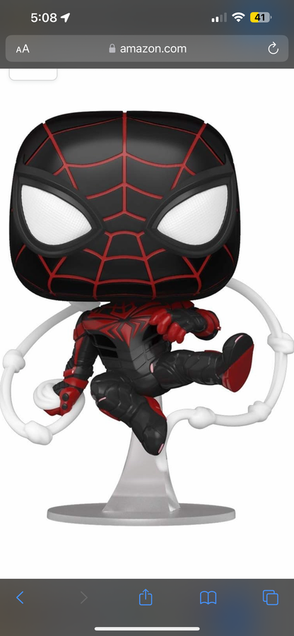 FUNKO POP! Marvel’S SPIDER MAN: MILES MORALES- MILES MORALES ADVANCED TECH SUIT #772