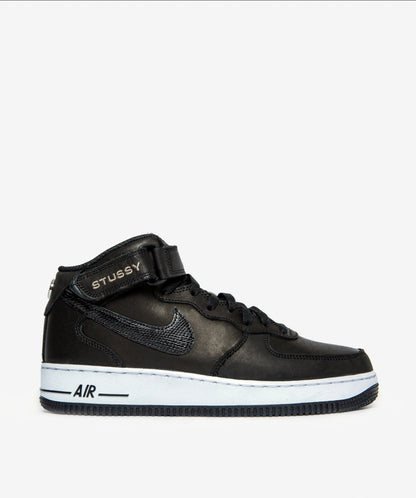 Men's Stussy x Nike Air Force 1 Mid Black