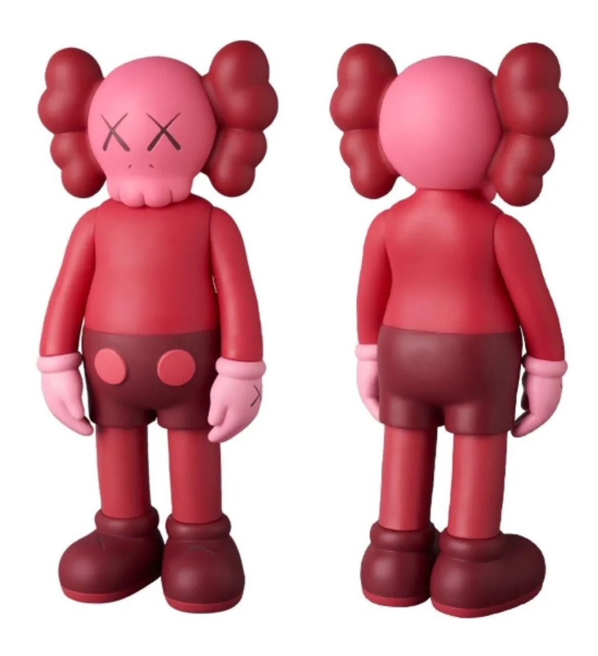 KAWS COMPANION " Five Years Later " | Blush Pink & Red | LIMITED EDITION