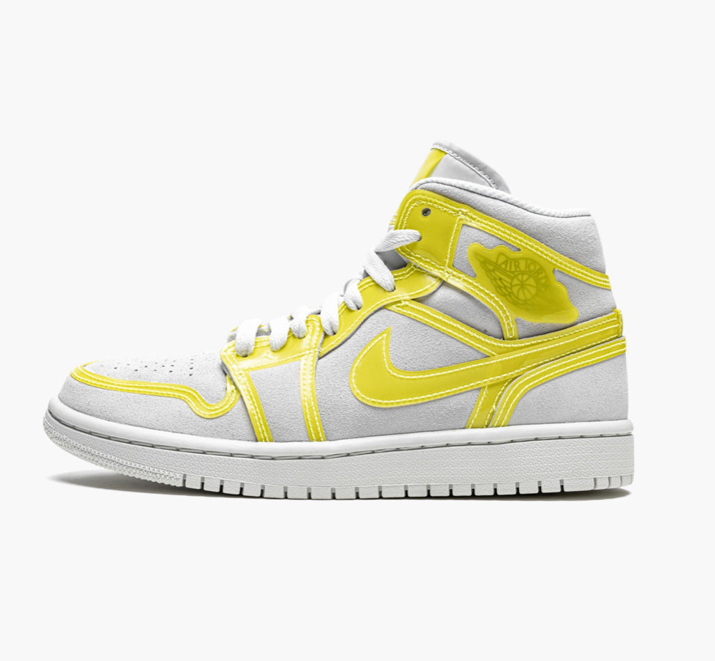 WMNS AIR JORDAN 1 MID LX "Opti Yellow"