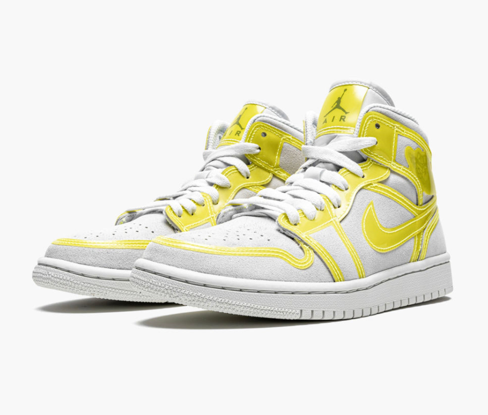 WMNS AIR JORDAN 1 MID LX "Opti Yellow"