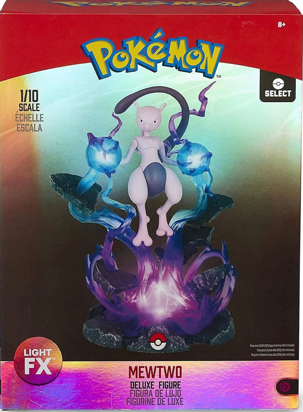 Pokémon Deluxe Mewtwo Collector Figure