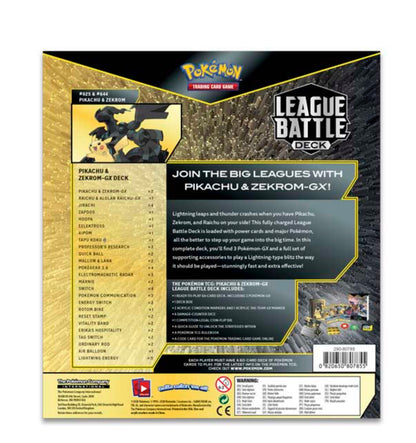 Pokémon TCG: Pikachu & Zekrom-GX League Battle Deck