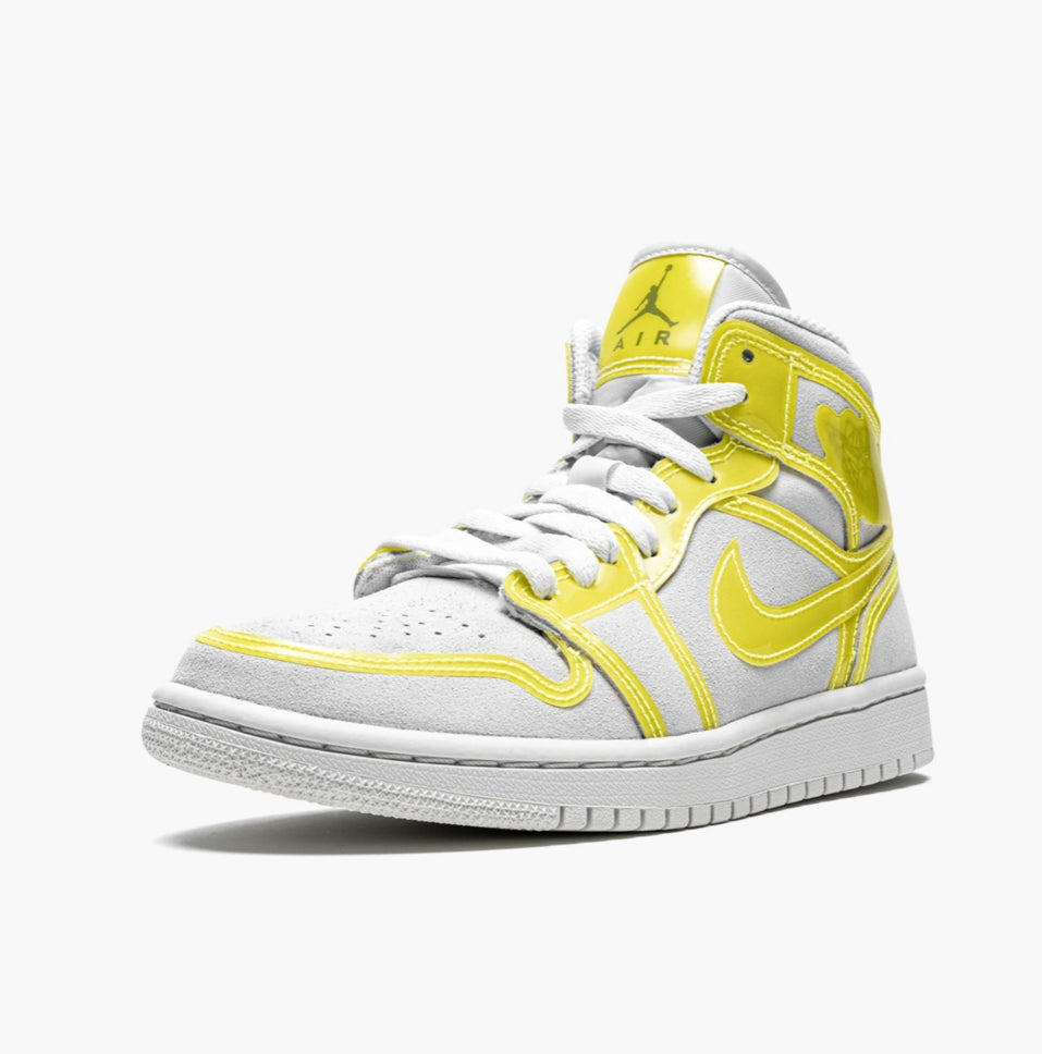 WMNS AIR JORDAN 1 MID LX "Opti Yellow"