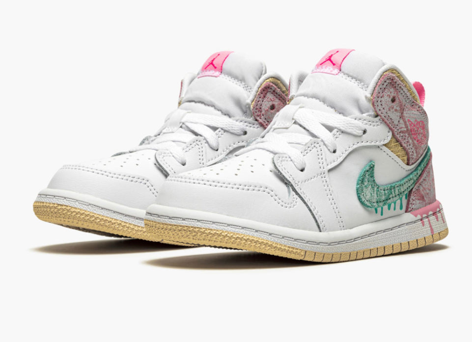 AIR JORDAN 1 MID SE TD "Ice Cream"