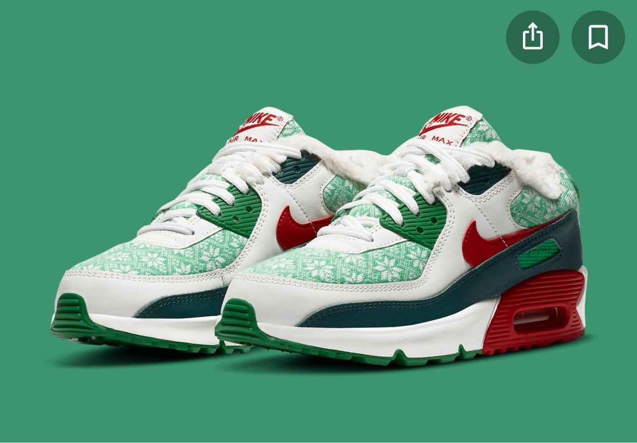 Nike Air Max 90 SE (GS) high quality Christmas